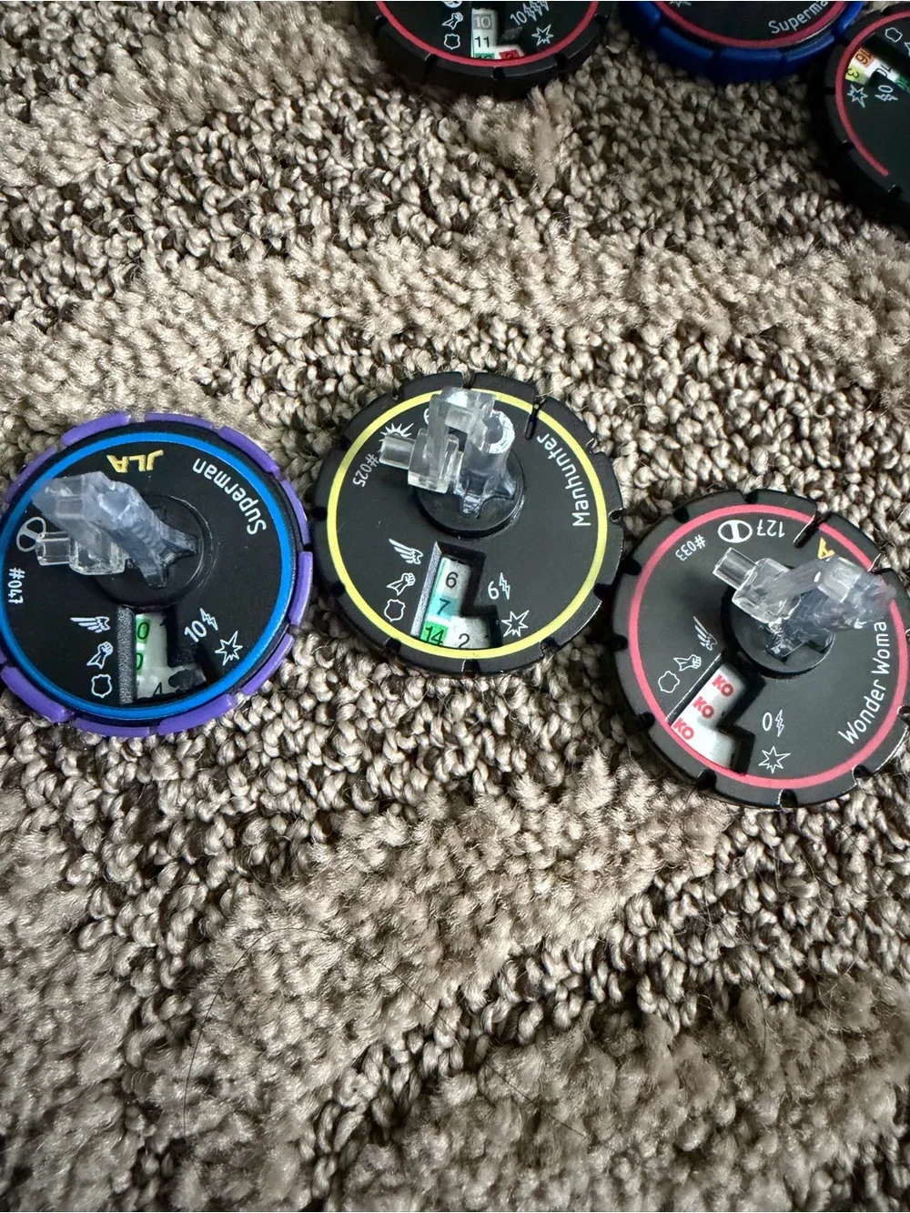 Wizkids Games Heroclix Lot DC Marvel Batman Game Toy Collection Figure Hero Clix